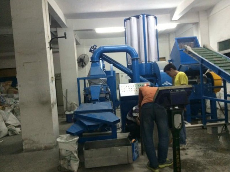 Commercial copper wire granulator sold to foreign country